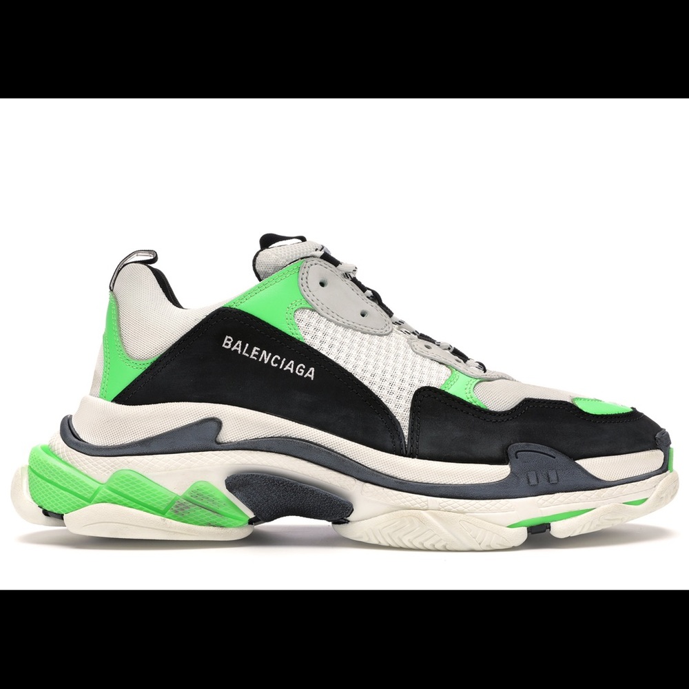 Balenciaga Triple S White/Green